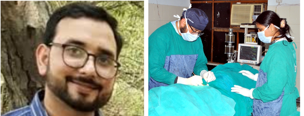 सिविल अस्पताल माहिलपुर में पेट और स्तन ट्यूमर के सफल ऑपरेशन किए जा रहे हैं।